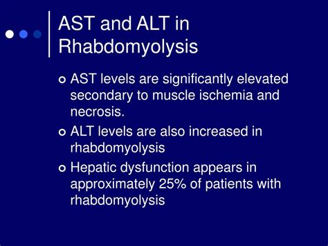 ast rhabdomyolysis.